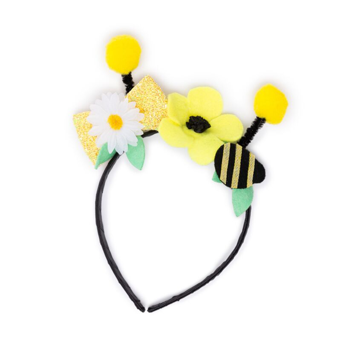Bumble Bee Dress & Headband Size 3-4