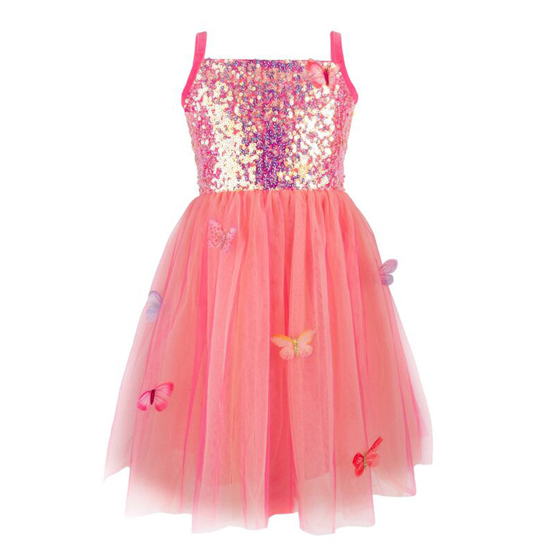 Butterfly Bliss Dress in Pink – Size 5-6 Years