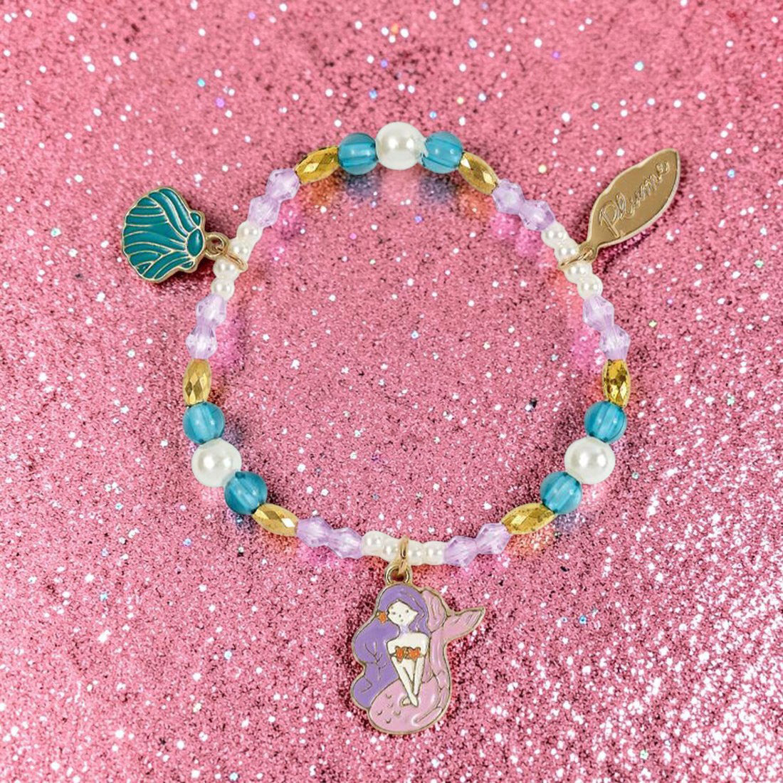 Calypso Mermaid Beaded Charm Bracelet