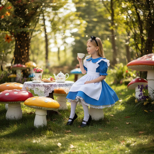 Child Girls Deluxe Alice Costume