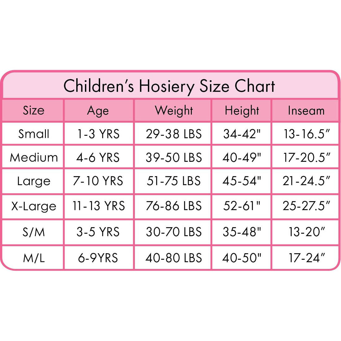 Childrens Red Opaque Tights