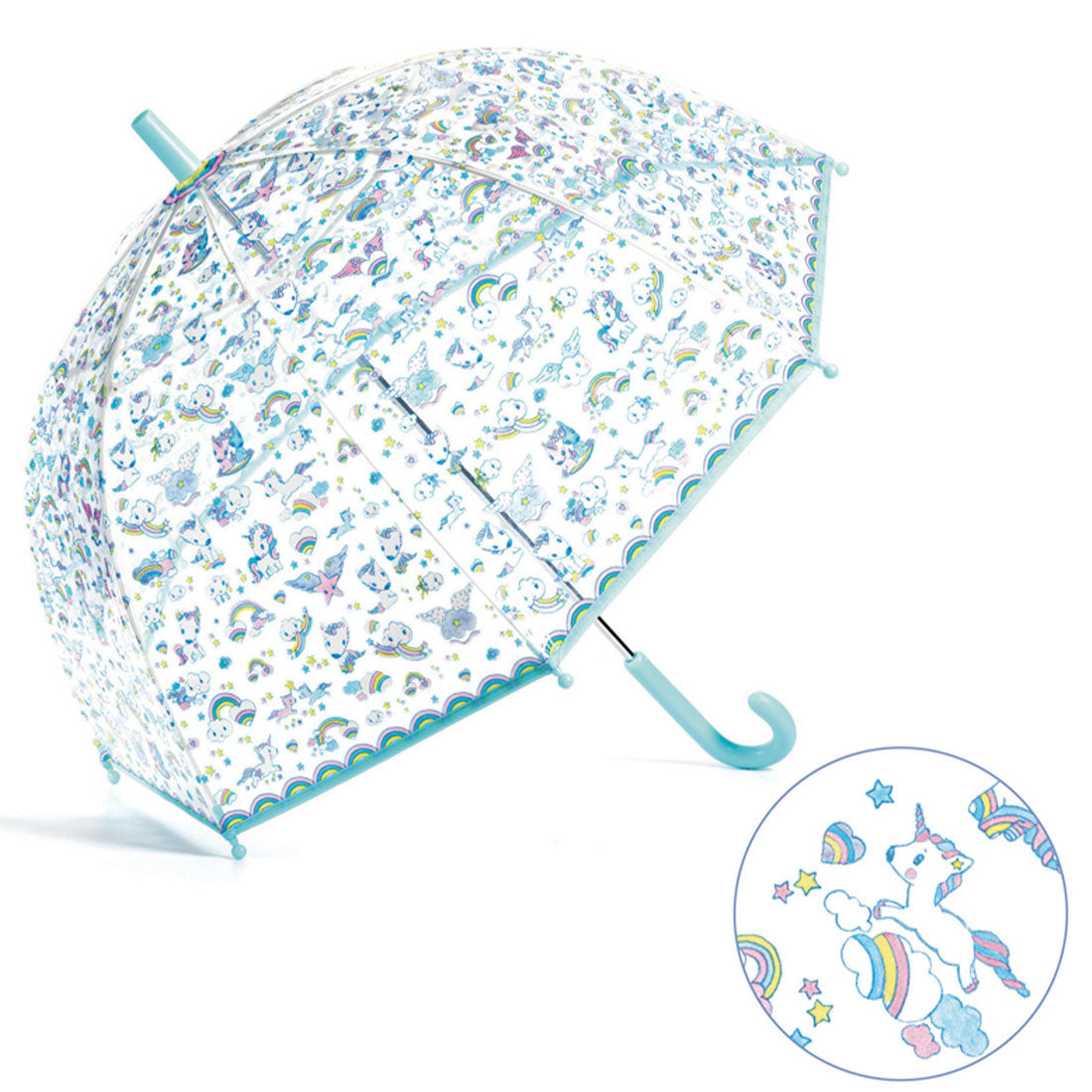 Children's Unicorn Clear Birdcage Umbrella