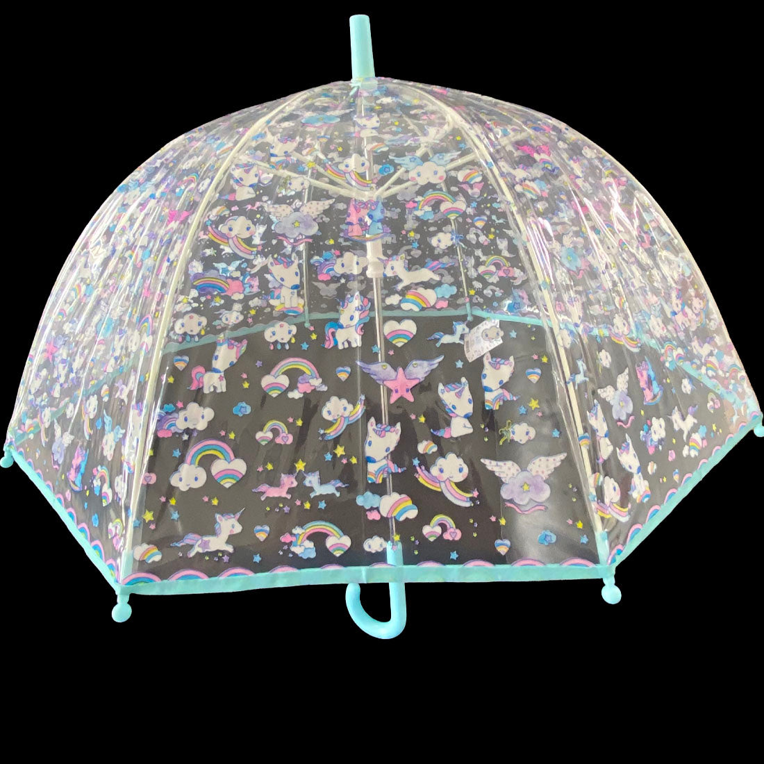 Children's Unicorn Clear Birdcage Umbrella