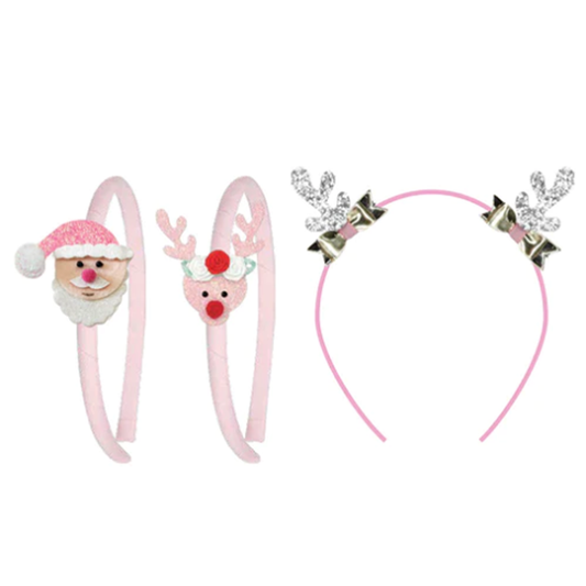 Christmas Pink Party Headband