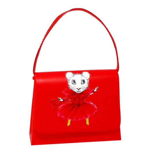 Claris Holiday Heist Fashion Red Handbag