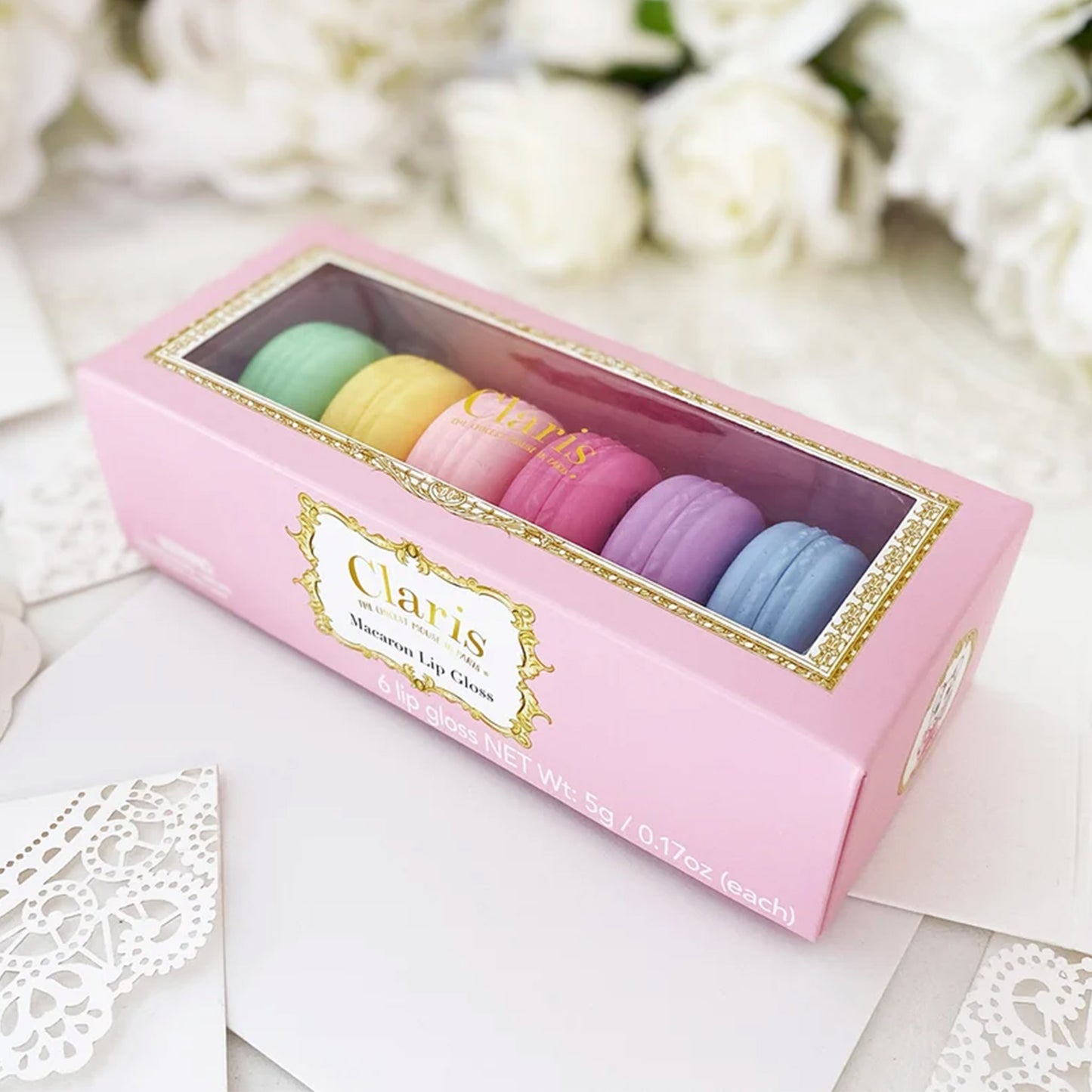 Claris Macaron Lip Gloss Set