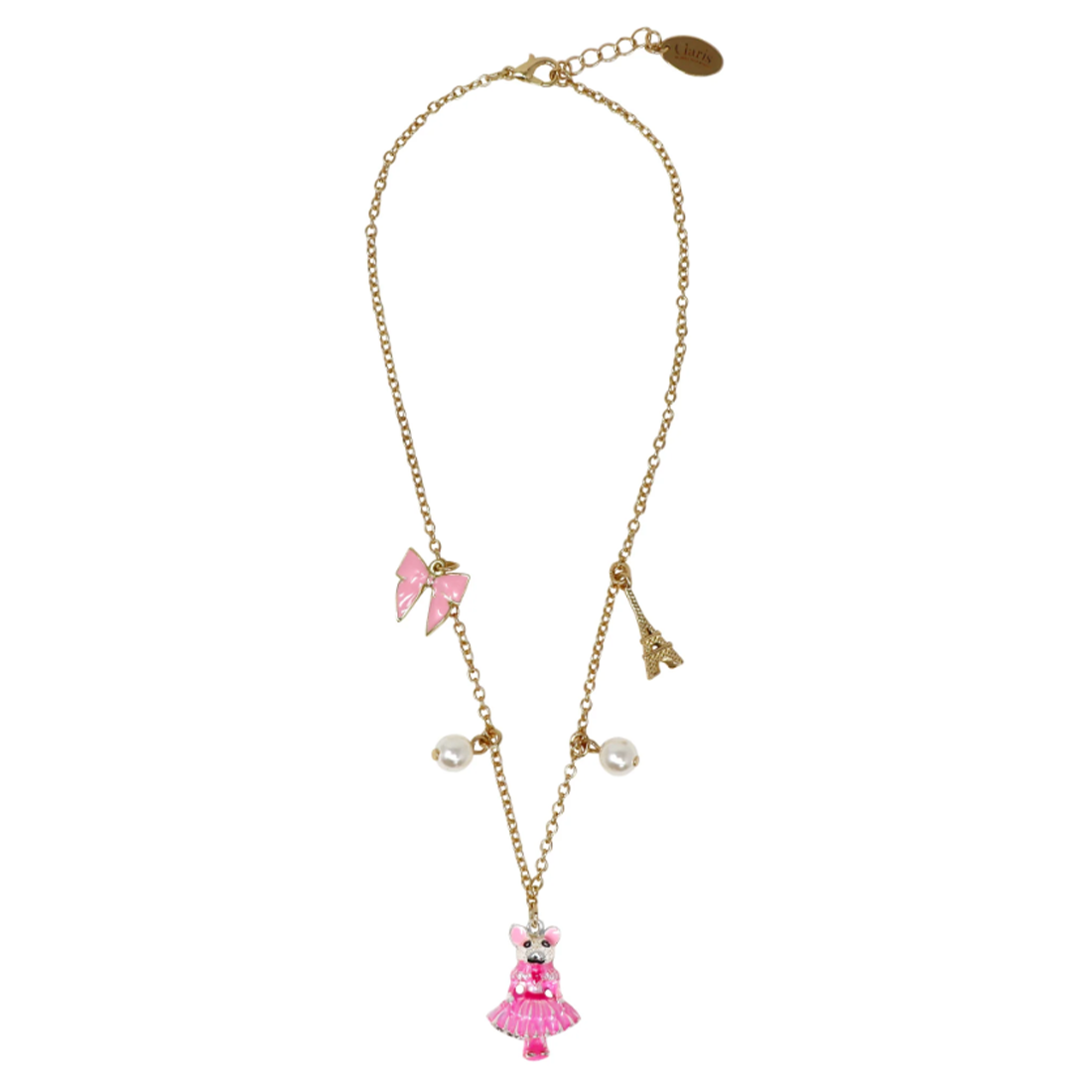 Claris - The Chicest Mouse in Paris Charm Necklace