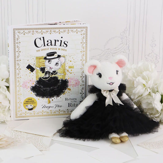 Claris the Chicest Mouse in Paris –Coco Chic Noir Doll & Book Set