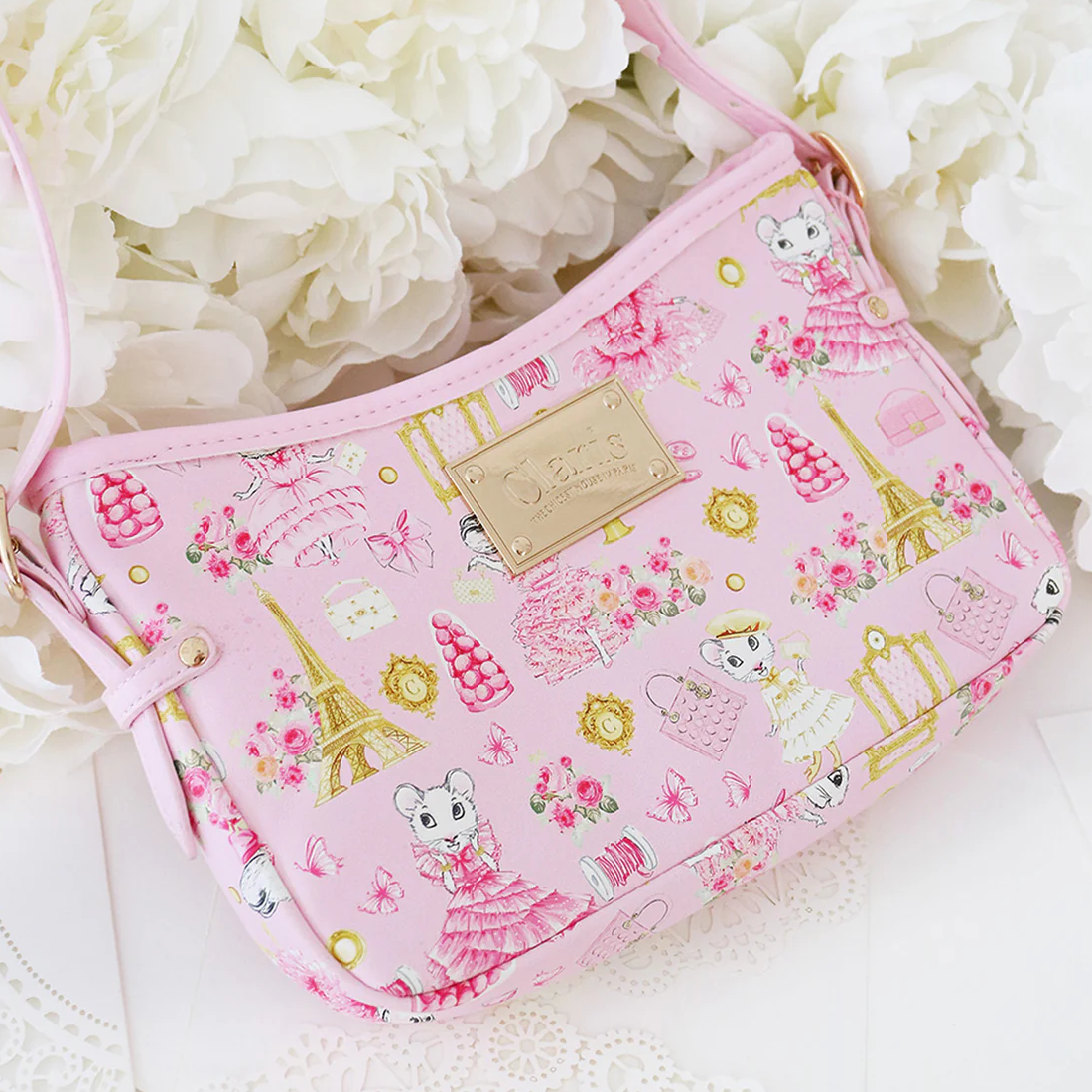 Claris the Chicest Mouse in Paris Fashion Shoulder Handbag