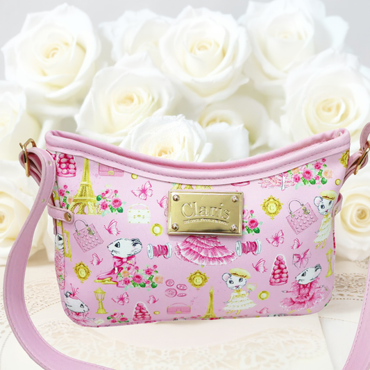 Claris the Chicest Mouse in Paris Fashion Shoulder Handbag