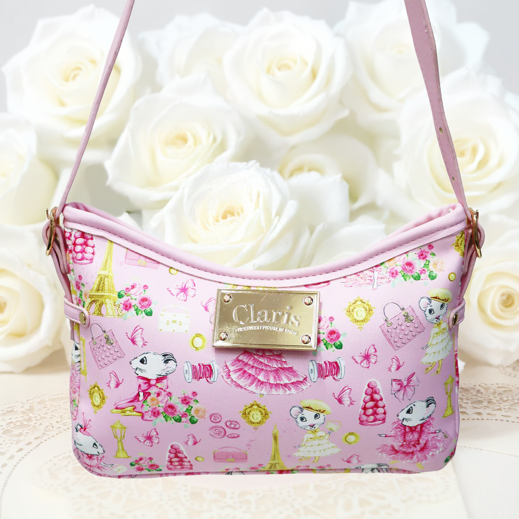 Claris the Chicest Mouse in Paris Fashion Shoulder Handbag