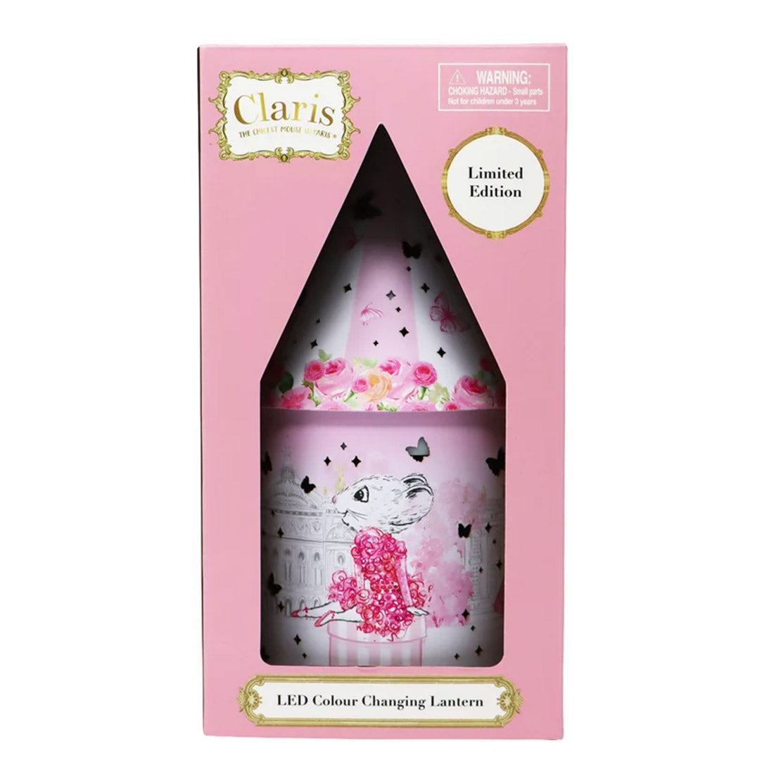 Claris The Chicest Mouse In Paris LED Colour Changing Lantern