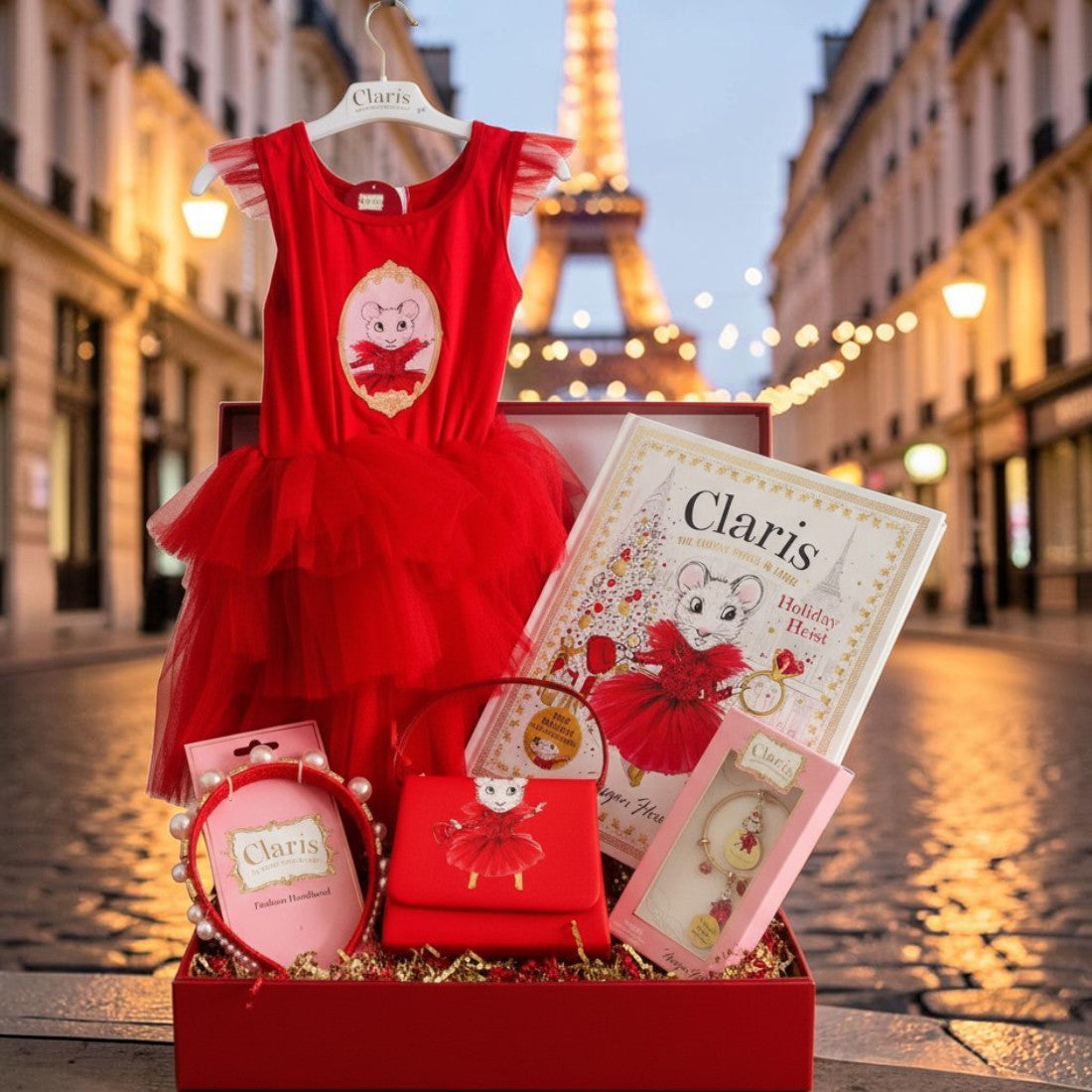 Claris: The Chicest Mouse In Paris™ Holiday Heist Signature Fashion Gift Set