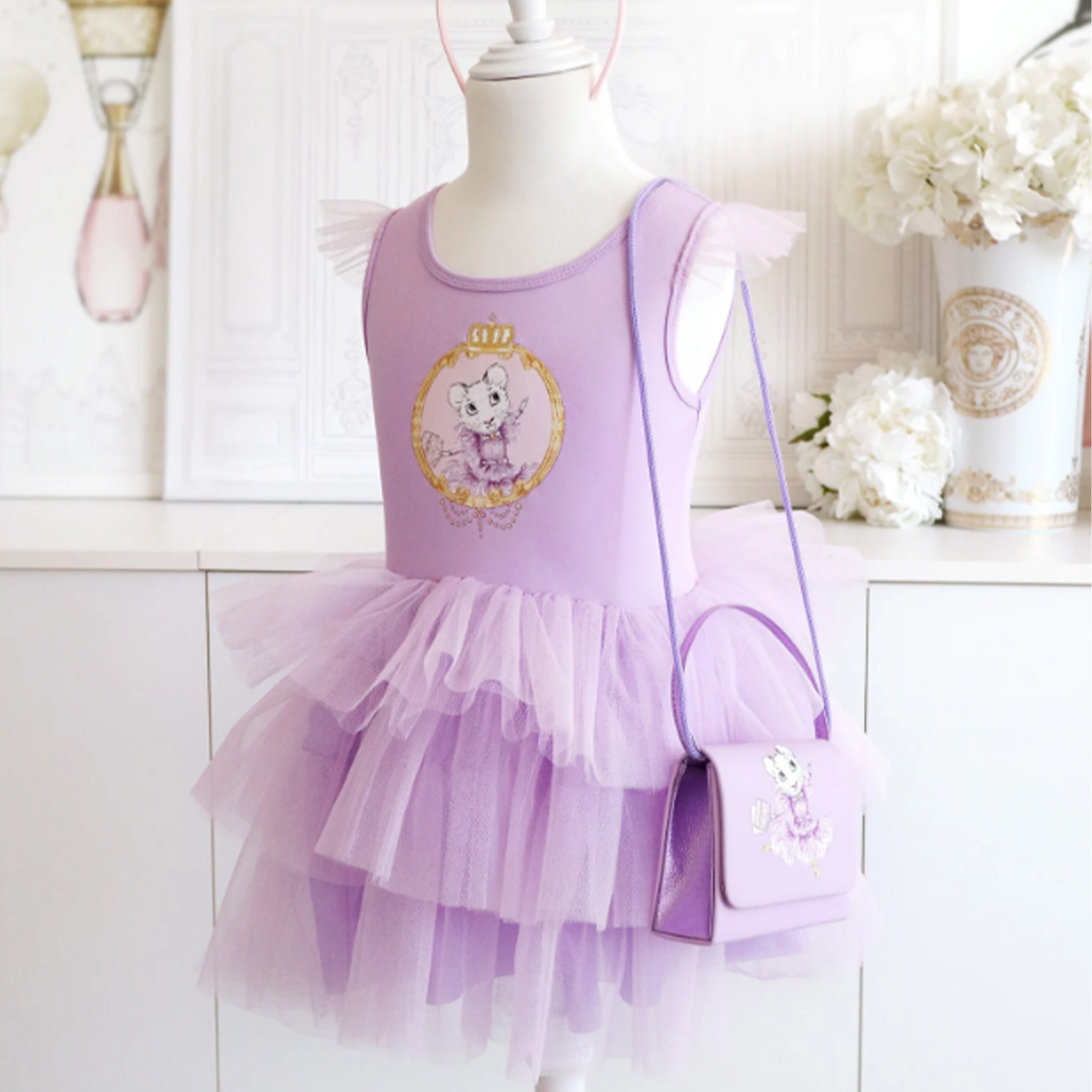 Claris The Secret Crown Fashion Dress in Lilac
