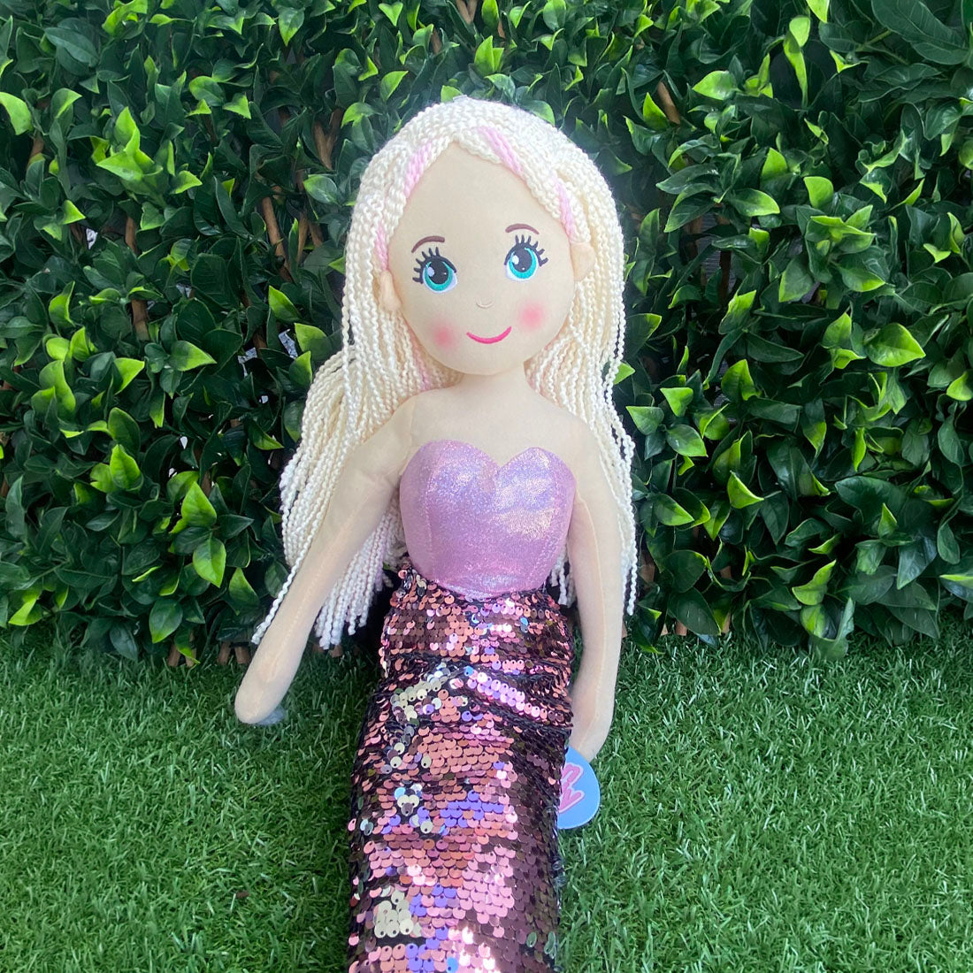 Cotton Candy 70cm Mermaid Jenny The Pink Flip Sequined Doll