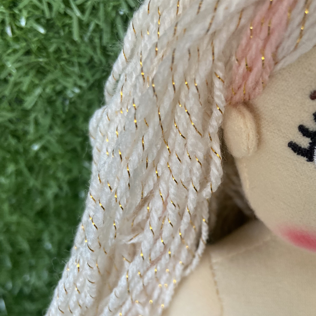 Cotton Candy Ella The Gold and Silver Flip Sequined Mermaid Doll