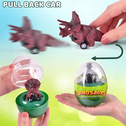 Dinosaur Pull Back Car Toy