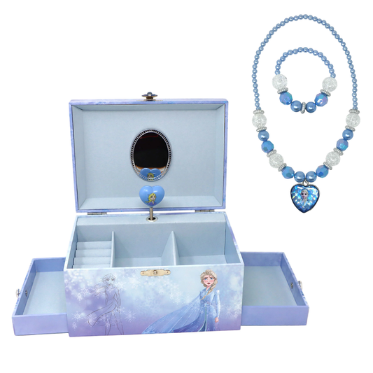 Disney Frozen Destiny Awaits Musical Jewellery Box and Necklace Set