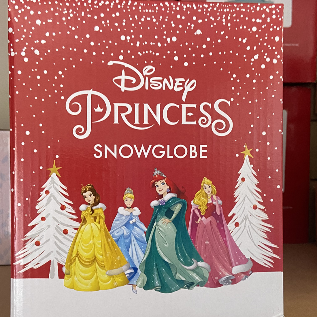 Disney Princess Christmas Snow Globe Belle