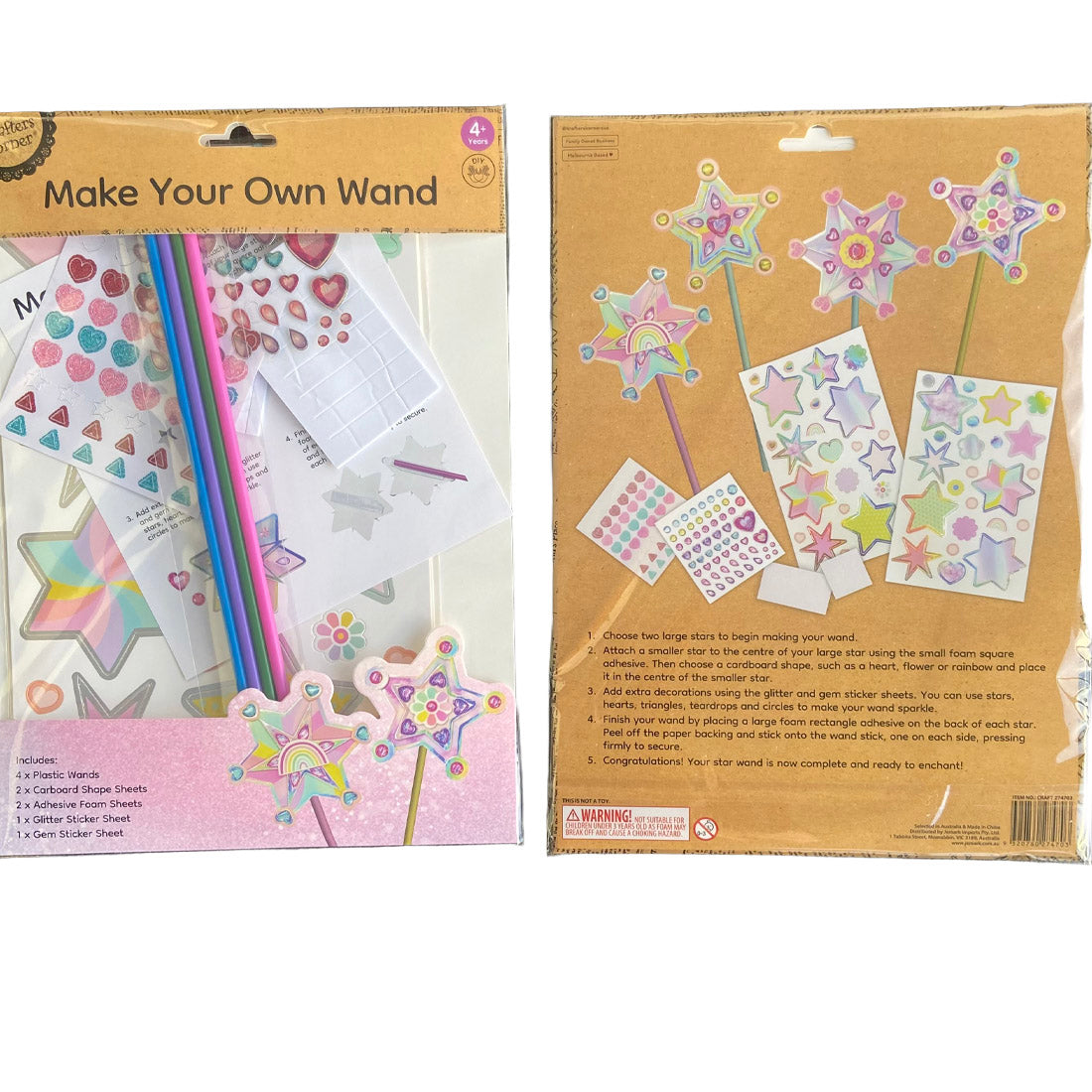 DIY Make Your Own Fairy Wand Kit