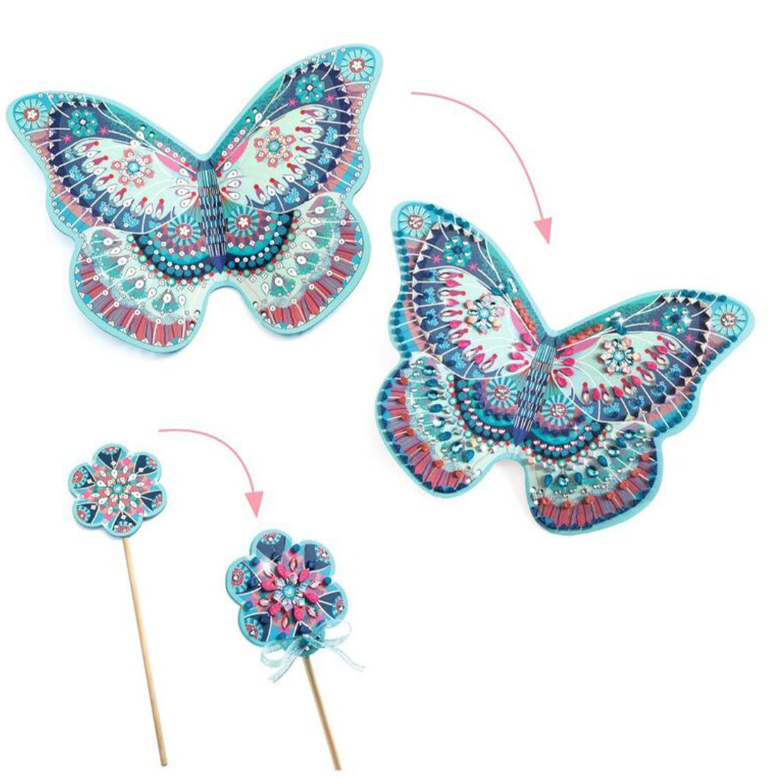 Do It Yourself Like a Fairy Wings & Wand Set