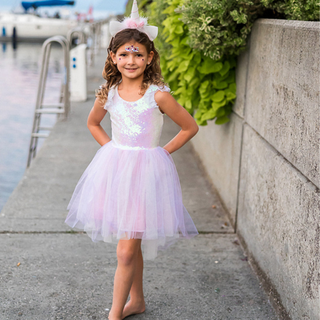 Dreamy Unicorn Dress & Headband