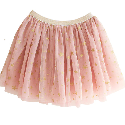 Dress Up Pink Tutu With Gold Stars
