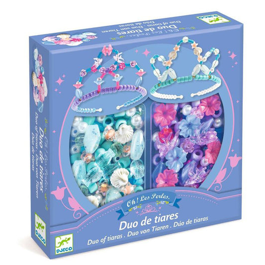 Duo of Tiaras Blue & Purple Bead Kit