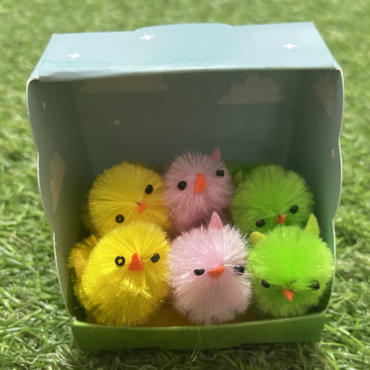 Easter Mini Chicks 6 Pack Assorted