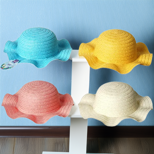 Easter Rattan Bonnet Hat