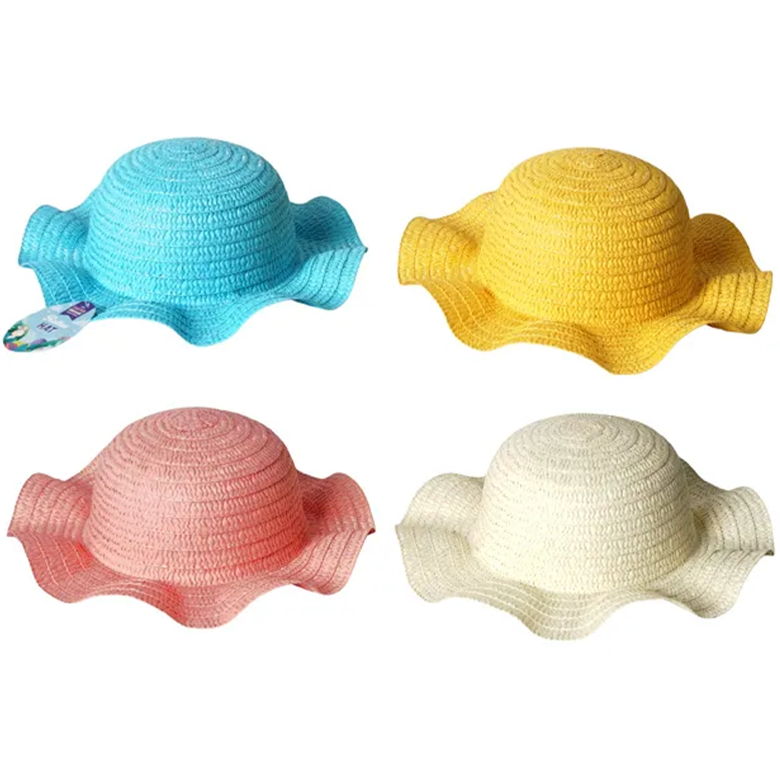 Easter Rattan Bonnet Hat