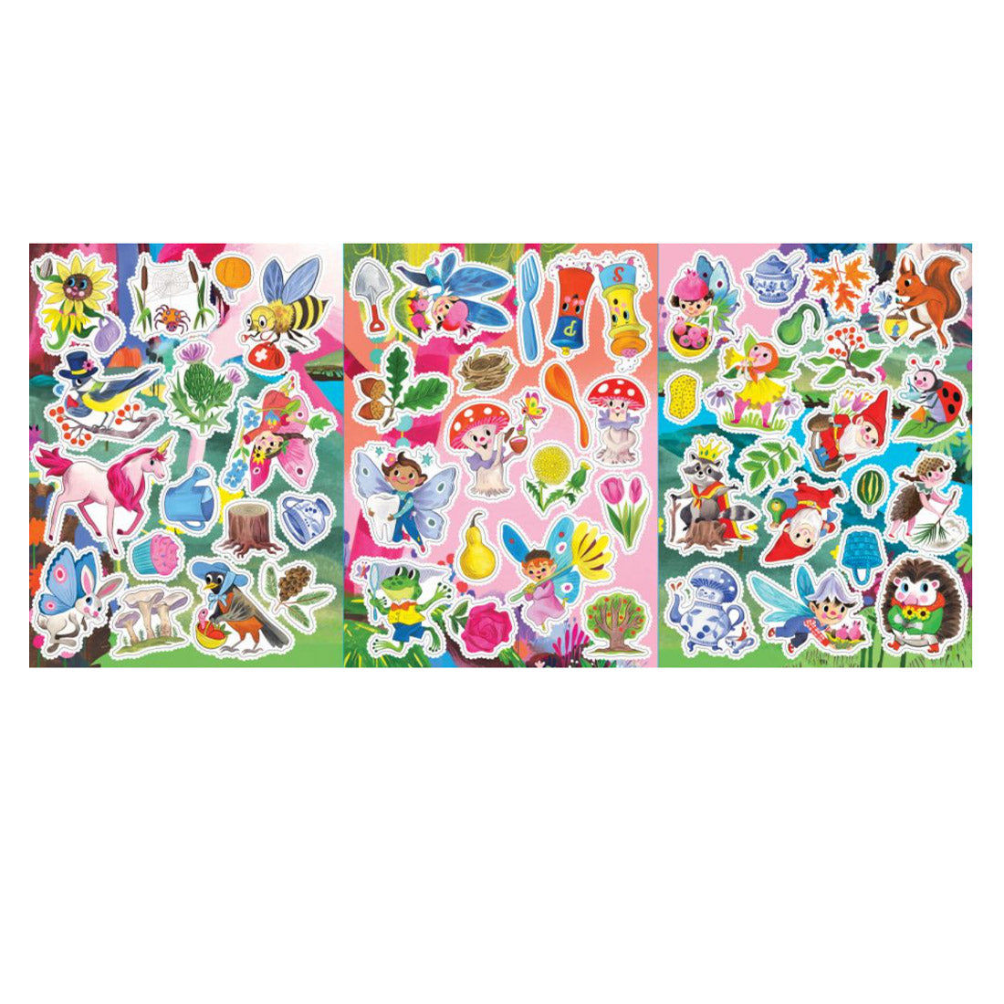 eeBoo Fold Out Colouring Book - Fairies & Tales