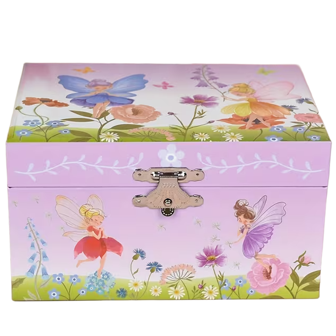 Enchanted Flower Fairy Friends Musical Jewellery Box