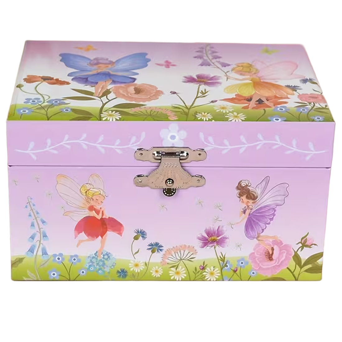 Enchanted Flower Fairy Friends Musical Jewellery Box