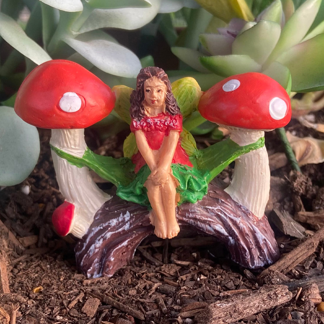 Enchanted Mushroom Fairy Garden Set