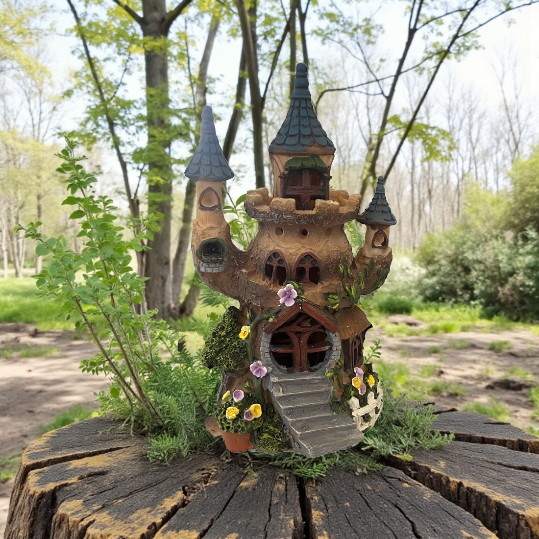 Enchanted Solar Fairy Castle