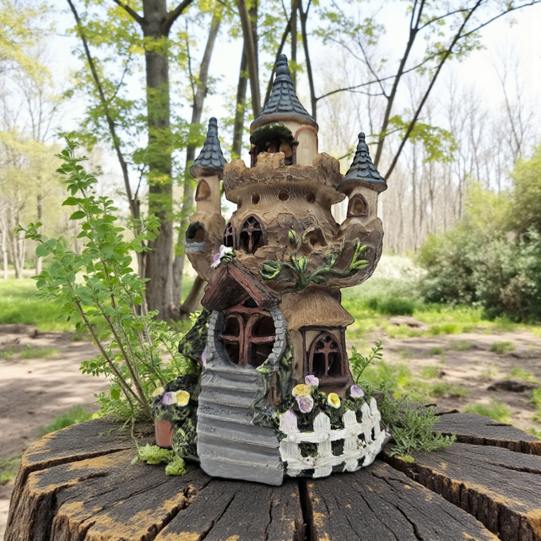 Enchanted Solar Fairy Castle