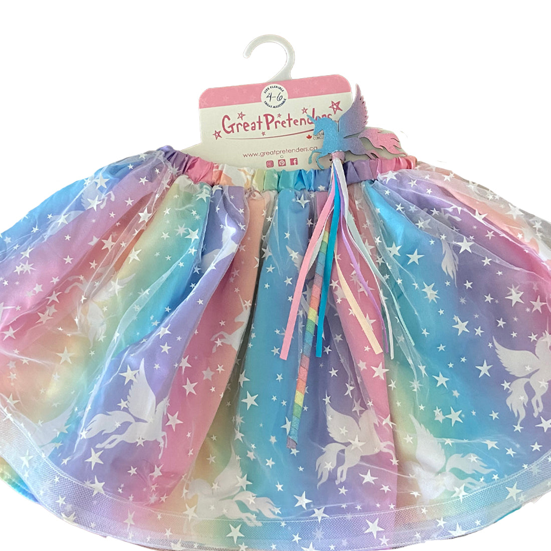 Enchanted Unicorn Skirt & Wand Set 4- 6 Years