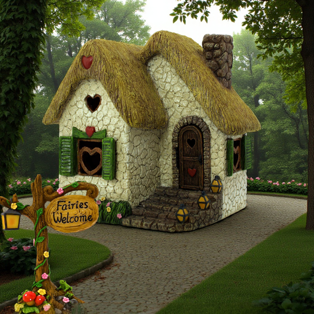 Enchanted Woodland Fairy Garden House
