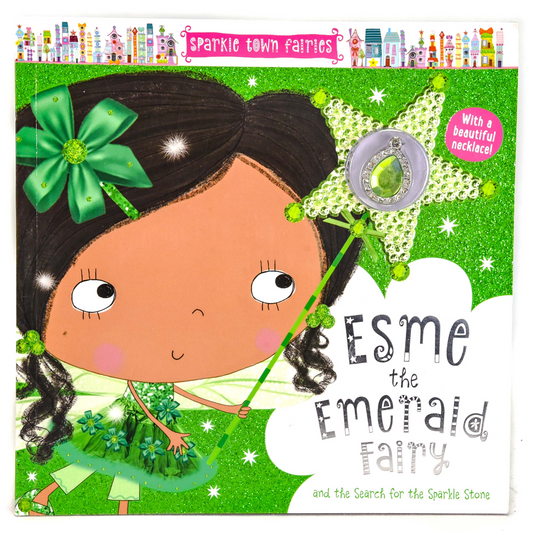 Esme the Emerald Fairy Paperback Book with Necklace