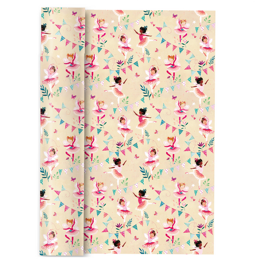 Fairies Wrapping Paper 3mtr x 70cm