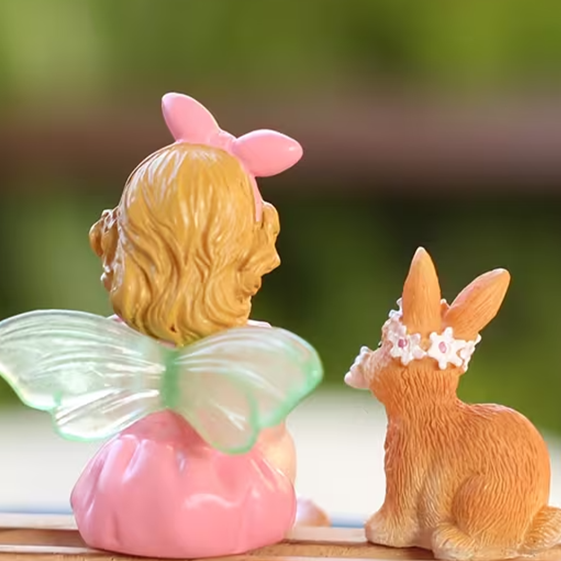 Fairy and Her Bunny Friend