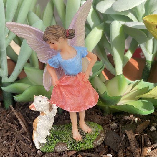 Fairy Ava With Her Cat Companion