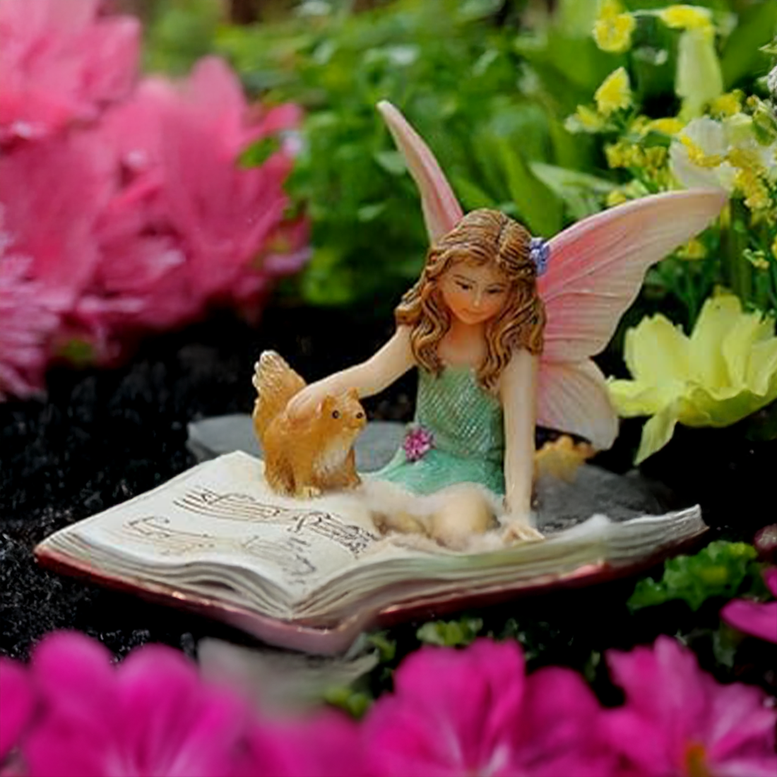 Fairy Bonnie With Music Book Figurine