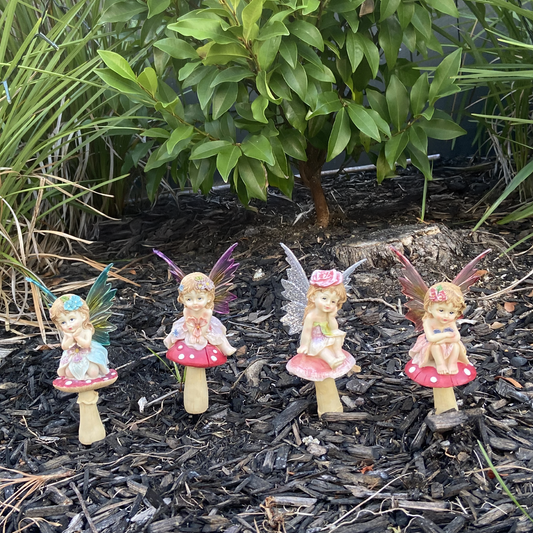 Fairy Figurine Garden Stakes