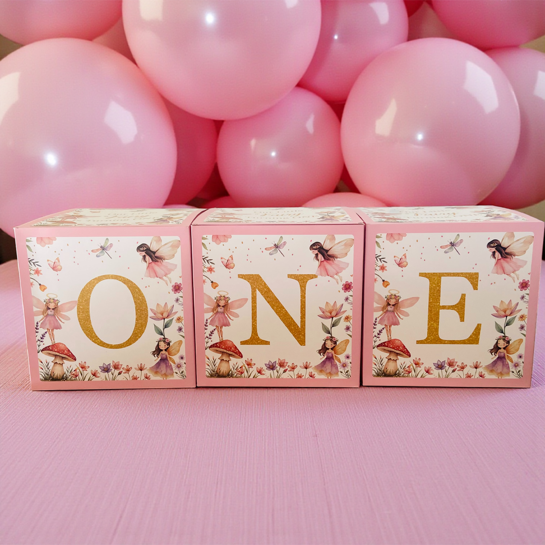 Fairy First Birthday Decoration Box