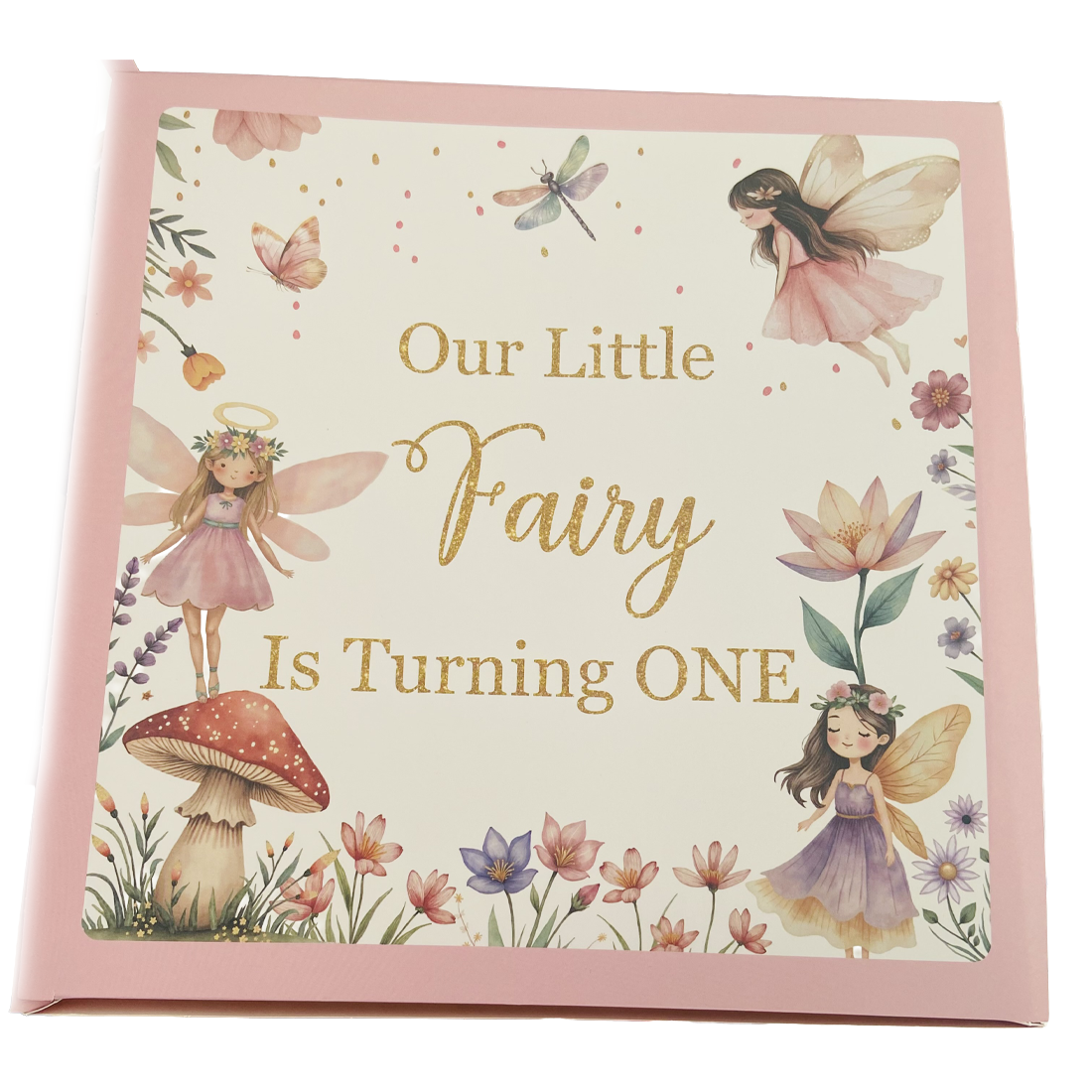 Fairy First Birthday Decoration Box