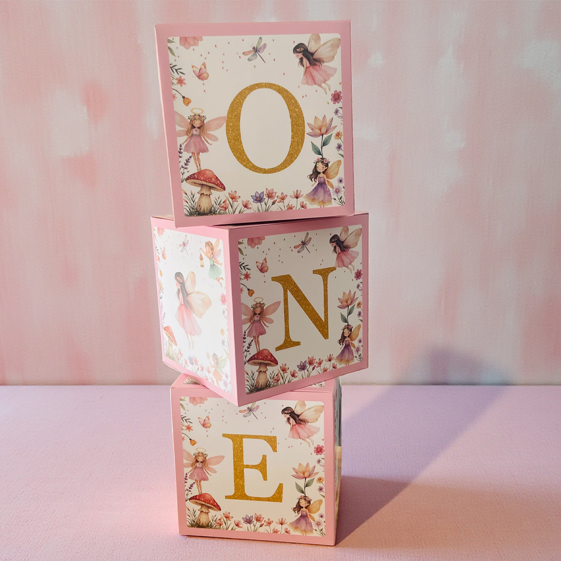 Fairy First Birthday Decoration Box