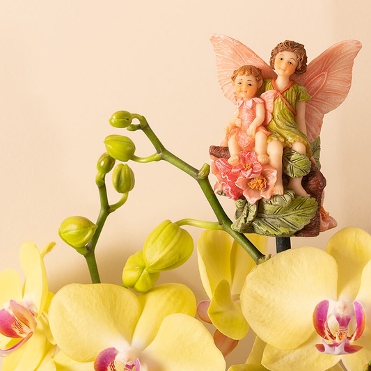 Fairy Garden Apple Blossom Flower Fairies Stake Topper