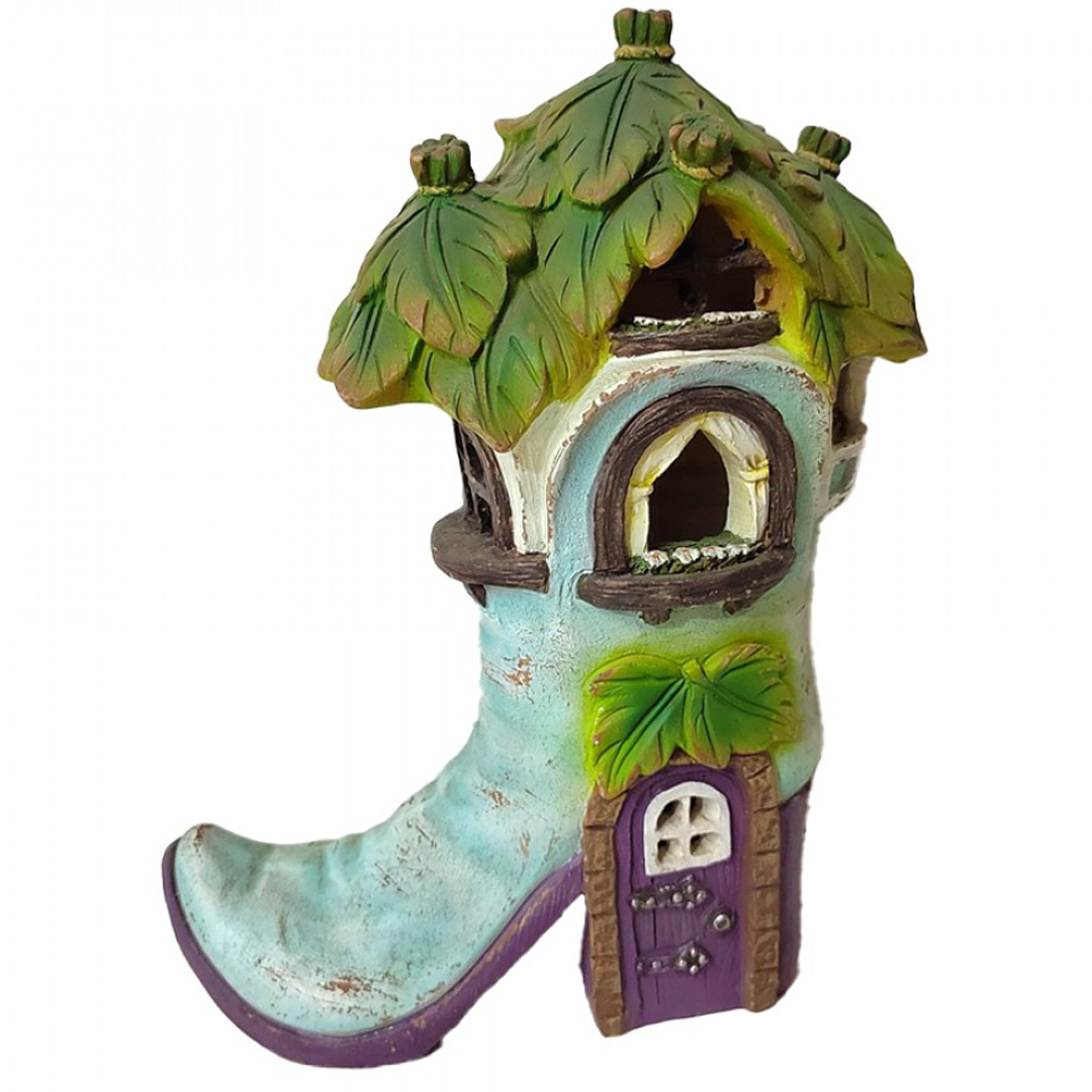 Fairy Garden Blue Boot House